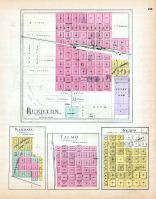 Burrton, Randall, Talmo, Seapo, Kansas State Atlas 1887